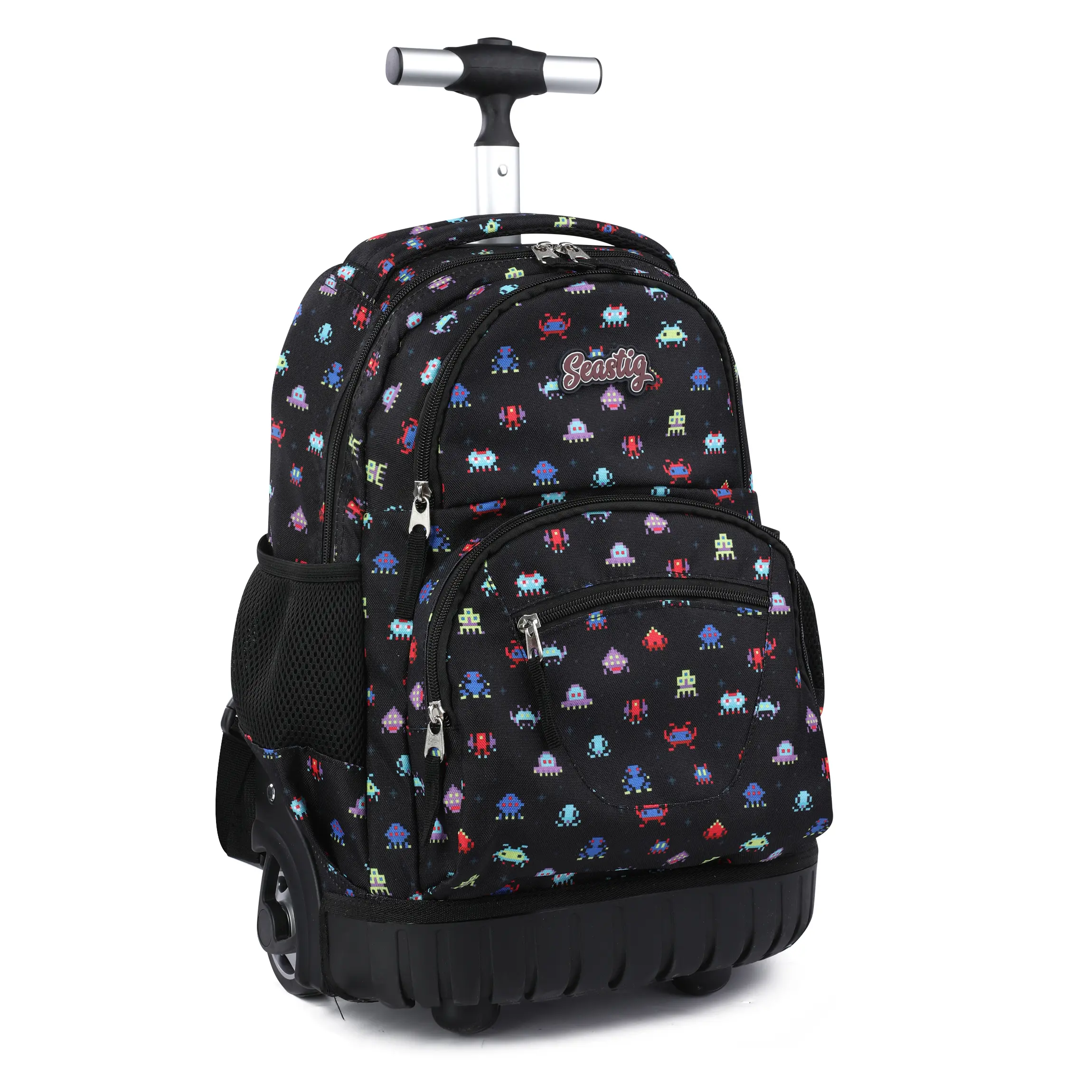 seastig Rolling Backpack 16 Inch Wheeled Backpack Laptop Backpack Carry-on Backpack School College Travel