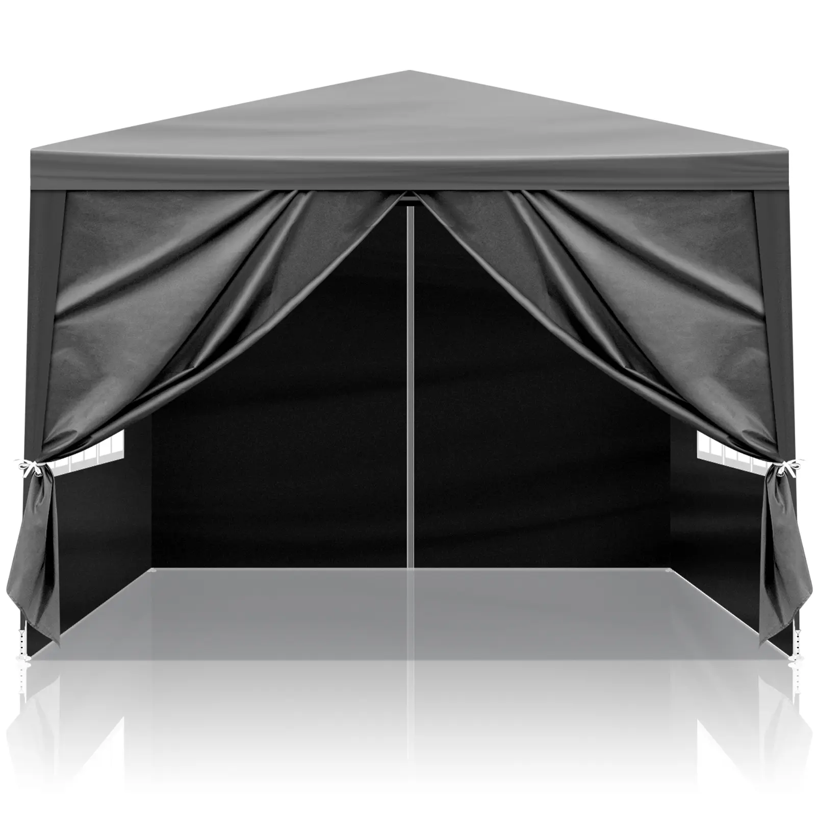 10'x10' Waterproof Outdoor Patio Canopy Gazebo - Corrosion-Resistant Outdoor-Grade Frame Tent, Sunshade for Camping, Parties, BBQs