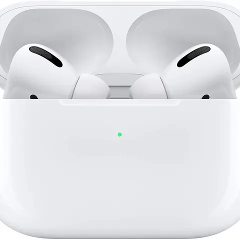 REFURBISHED Airpods Pro (1st Gen) TWS Bluetooth Wireless Headphones - Rechargeable Earbuds, Active Noise Cancelling, Adaptive EQ, Silicone Accessories, Charging Case - Excellent Condition for Cellphones