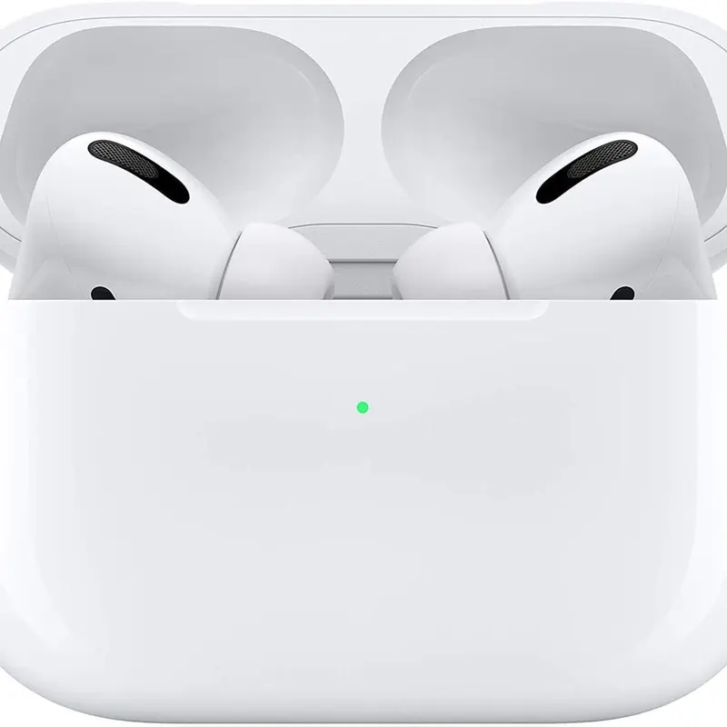 REFURBISHED Airpods Pro (1st Gen) TWS Bluetooth Wireless Headphones - Rechargeable Earbuds, Active Noise Cancelling, Adaptive EQ, Silicone Accessories, Charging Case - Excellent Condition for Cellphones