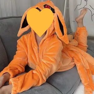 Naruto – Kurama Nine-Tails Fox Kigurumi Flannel Onesie Pajamas Cosplay Jumpsuit Anime Collectible Sleepwear