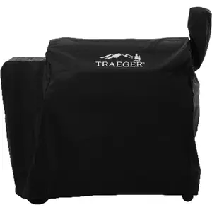 212 MAIN Traeger Pellet Grills 34 Series Grill Cover, Black, Waterproof, Heavy-Duty, Form-Fitted, Full-Length, Year-Round All-Seasons Protection