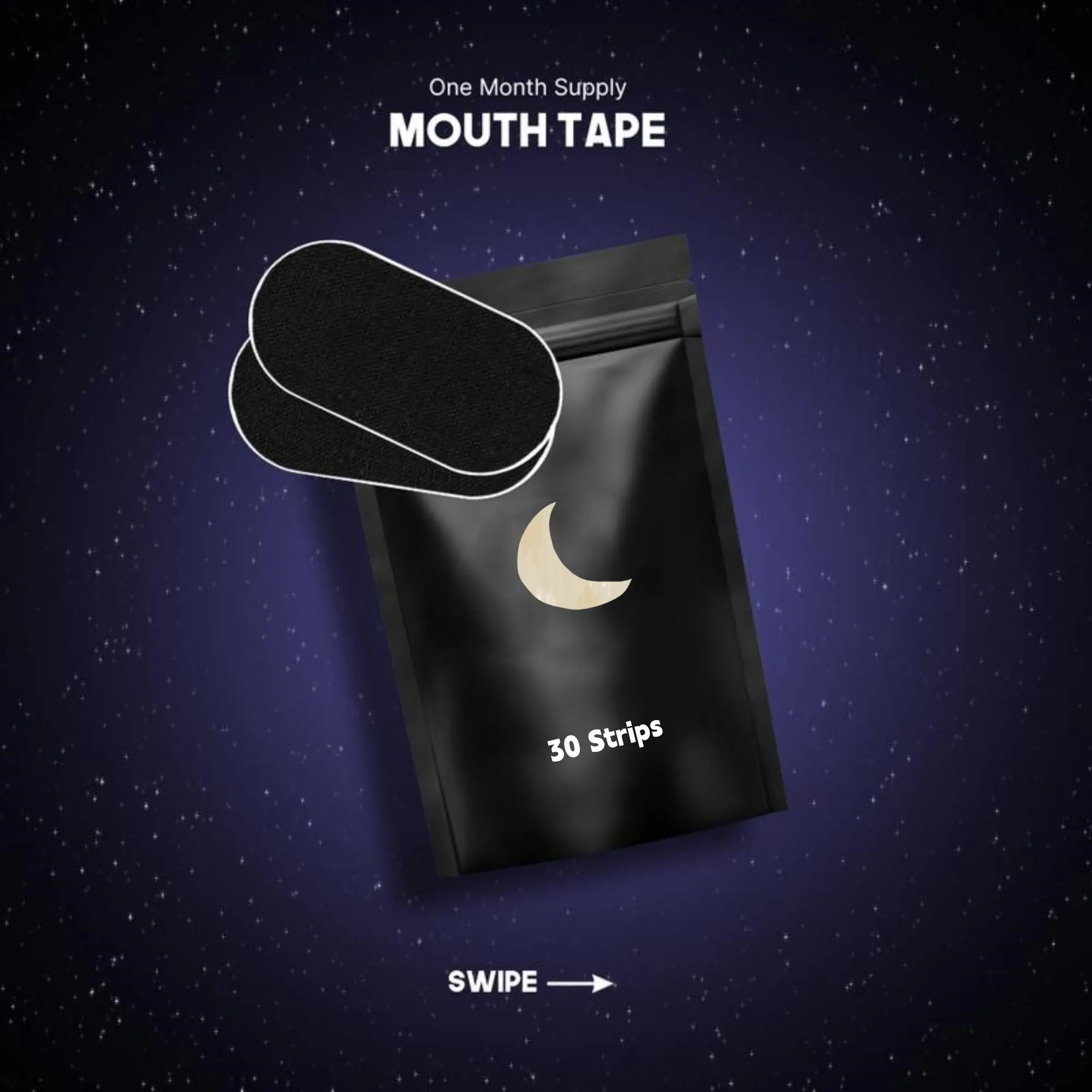 30-Count Gentle Micropore Mouth Tape Sleep Strips - Anti-Snoring Mouth Breathing Solution, Comfortable Daily Healthcare Sleeping Aid Tool