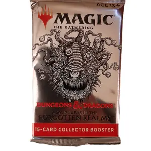 Magic The Gathering Dungeons And Dragons Adventures in the Forgotten Realsm Collector booster pack