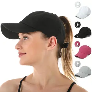 Women's Criss Cross Ponytail Baseball Cap - Stylish High Messy Bun Trucker Hat, Quick Drying & Breathable for Outdoor Sports, Fishing, Hiking & Daily Use