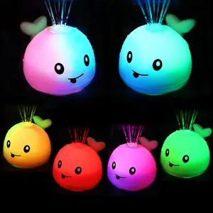 Light Up Bath Toys for Kids,Whale Bath Toy Sprinkler, Pool Water Table Toys, Whale Sprinkler Spray Water Pool Bathtub Toys,Fountain Bathtub Toys  Birthday Gifts