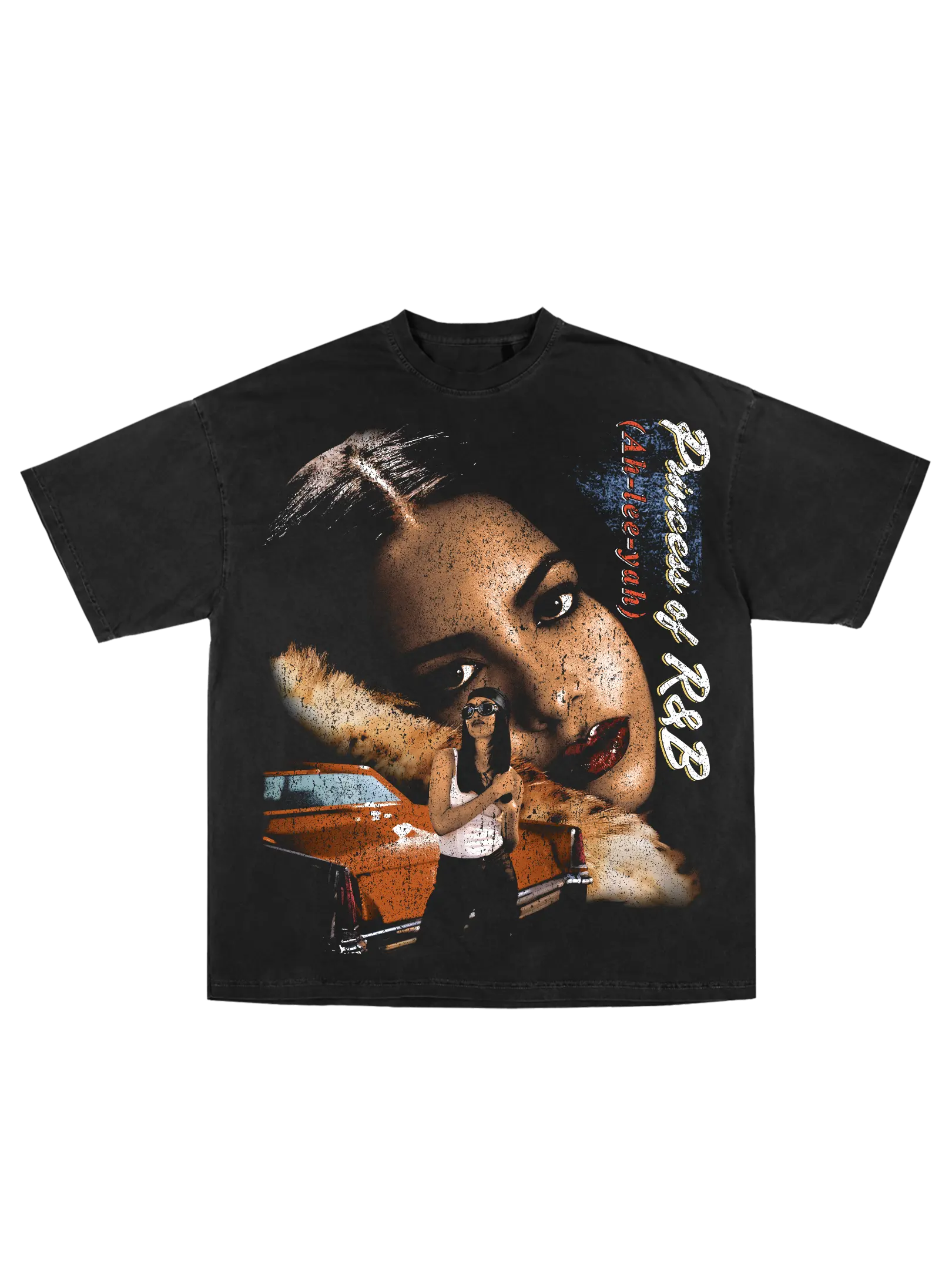 Youth & Adults Aaliyah 2 Retro T-Shirt, Vintage Graphic Tee, R&B Music Fan Shirt, Unisex Streetwear, Concert Outfit