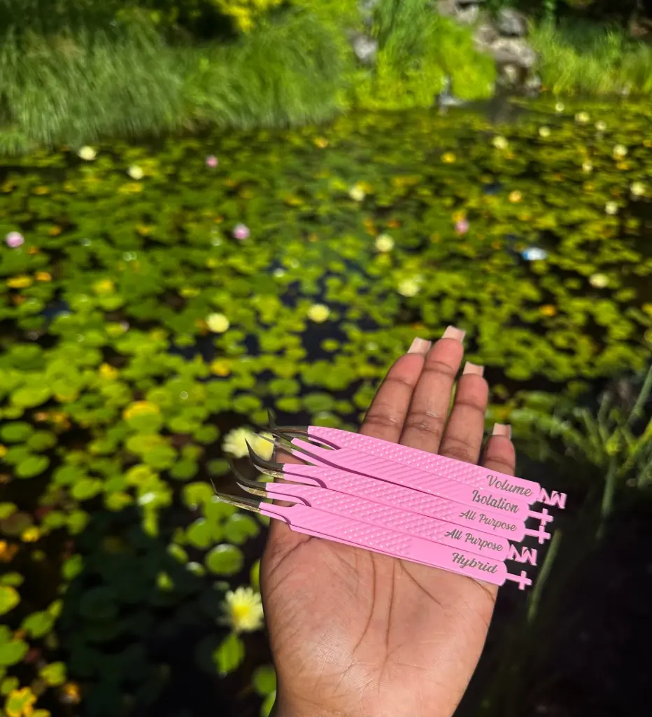 Bubble Gum Pink Tweezer Collection