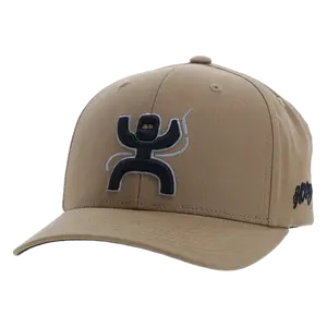 Hooey 'Arc' White & Tan Logo Tan Trucker Cap 2421T-TN