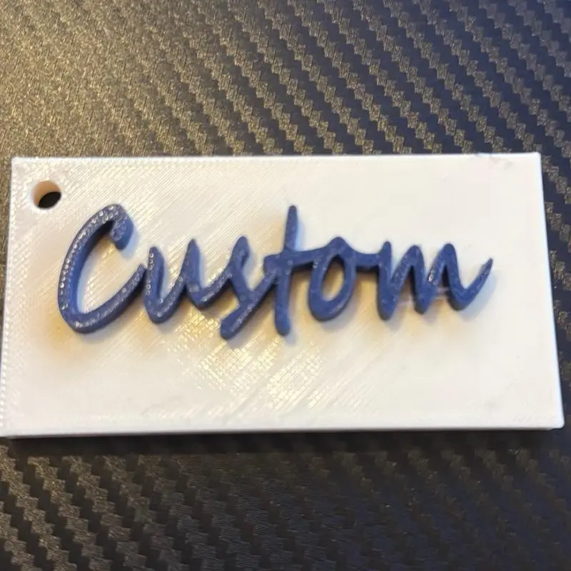 Custom Name Keychains 3D Printed Personalized Gift for Him Her - Purchase on Live Only - Add Name & Color in Notes Section Heart Keyring Handmade Keychain