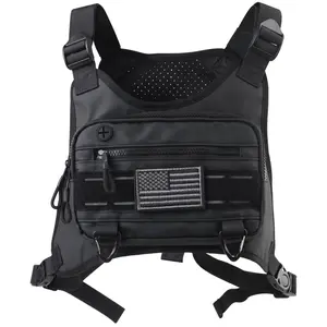 Motorcycle Chest Bag, Lightweight Outdoor Cycling Traveling Bag, Running Vest Bag, Chest Pack, Car Interior Accessories, Protective Gear