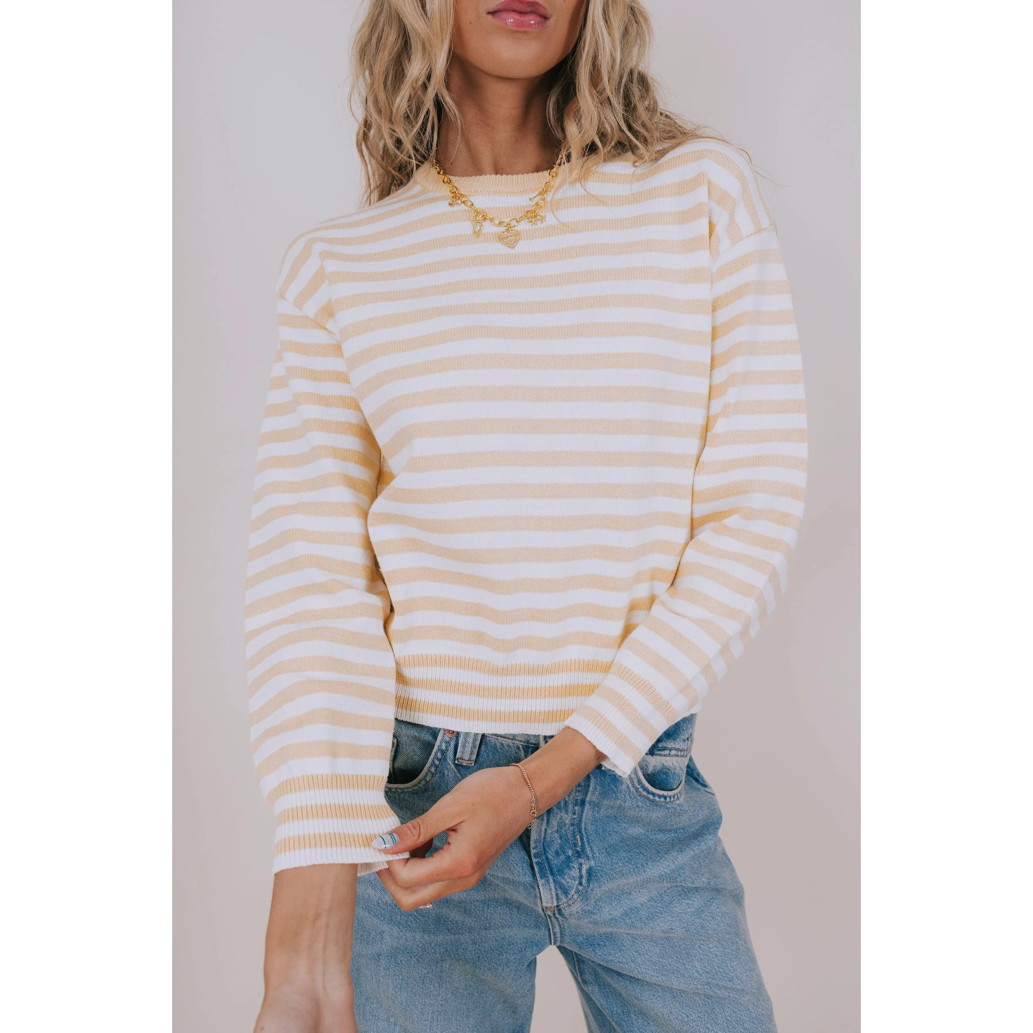 Women's Inclusive Sizing Life Is A Highway Knitwear Sweater, Long Sleeves, Ribbed Style, Premium Fabric
