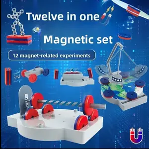Magnetic Levitation 12-In-1 Luxury Set, Physics Science Experiment Kit, Inventor DIY Material Pack, Ages 12 and Up
