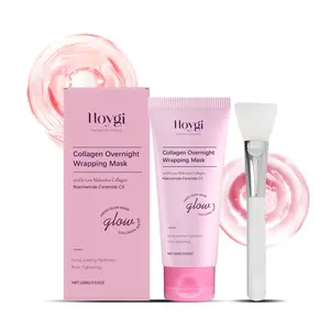 Hoygi Collagen Peel-off Mask (with Brush) Gentle Nourishing Moisturizing Brightening Smooth Delicate Skin Softening Mask