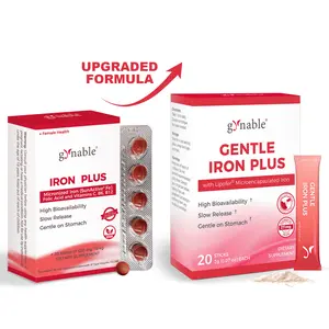 [New Upgraded Powder]Gynable Gentle Iron Supplement for women, 27mg Lipofer Microencapsulated Slow Release Iron, Tongue-Dissolving Powder Without Water, Vitamin C B6 B12 Folic Acid Beet Root for High Absorption, 20 Daily Sticks Summervibes