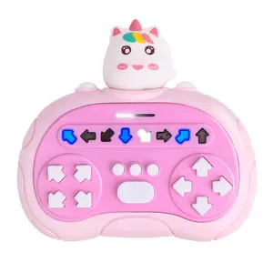 Unicorn Design Handheld Game Console, Cute Press Game Console, Stress Relief Fidget Toy for Birthday, Festival Gifts