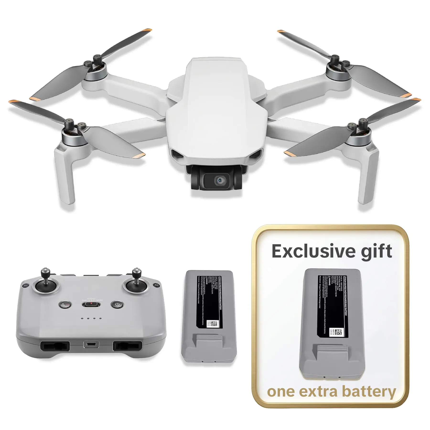 【One Extra Battery】Specta Mini Drone with Camera 4K for Adults, 32800ft FPV Transmission, Easy to Fly, 3 Axis Gimbal, 31-Min Flight, 4K/30fps, Under 249g Portable Drone for Beginner Wifi Fpv Charging