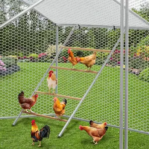 Roosting Bars for Chickens in Coop, Chicken Roosting Bars, Multi-Level Design, for 8-10 Chickens, for Backyard & Farm, Easy to Clean