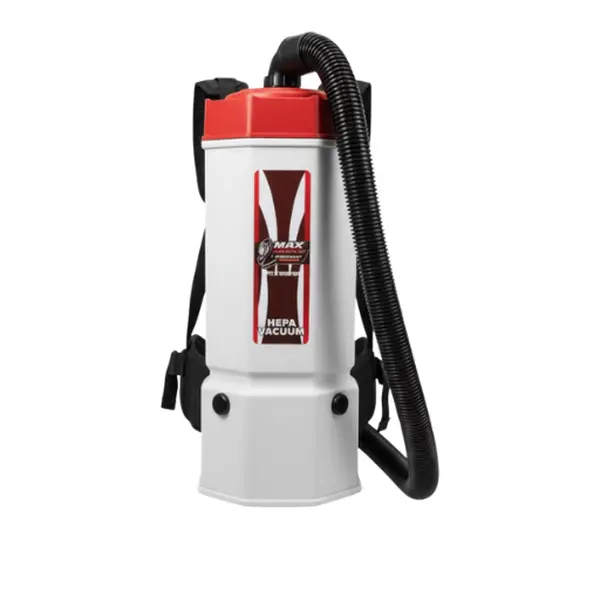 Max Force Backpack Vacuum 6 qt HEPA filtration with 6 Piece Tool Kit