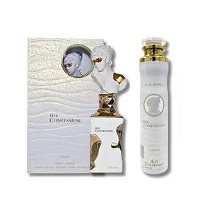 Lattafa Her Confession EDP 3.4FL.OZ & Air Freshner 10.14FL.OZ Combo
