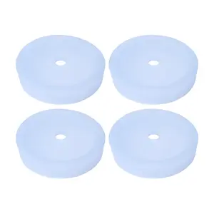 Silipint Silicone Straw Lids 4-Pack (Fits 16oz, 22oz & 32oz Cups) | Spill-Resistant, LFGB-Certified, BPA-Free, Durable & Dishwasher Safe