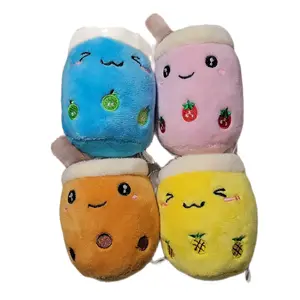 Bubble Tea Boba Kawaii Plushie Keychain