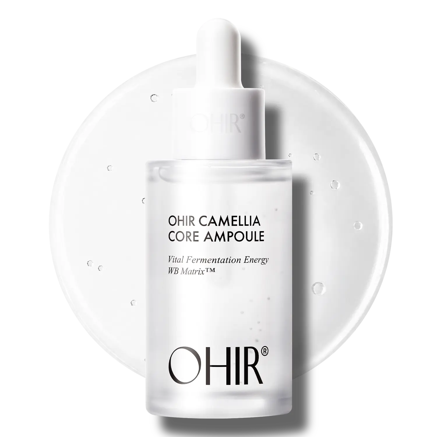 OHIR White Camellia Glutathione Core Ampoule Serum - 50ml/1.69 fl oz, Moisturizer for Radiance, Brightening, Evening Skin Tone and Hydration
