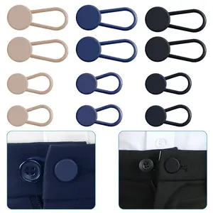 12 PCS Button Extenders for Jeans, Pants Waistband Expanders, Instant Waist Extender Buttons for Women and Men, No Sew Jeans Waist Extension 1-1.4 Inches