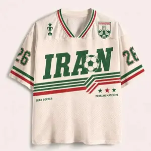 Iran Soccer Jersey, Retro Team Melli Shirt, Custom Name Number Jersey, Iranian Football Fan Gift, Persian Match Tee