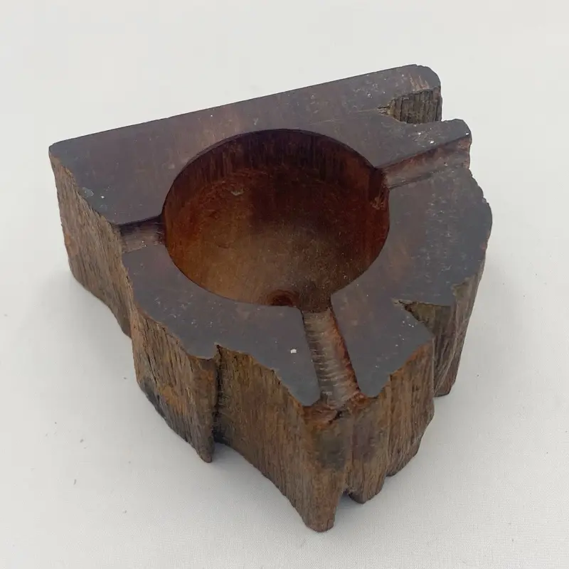 Vintage Samello Wooden Ashtray