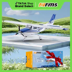 FMS Civil Airplane 1500mm Cessna 182 PNP / RTF Gifts （RTF = plane, remote, battery battery charger，PNP = plane only）