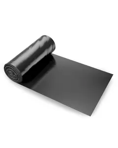 3 Ft X 50 Ft Plastic Sheeting Heavy-Duty 4-Mil Thick Polyethylene Roll For Construction, Painting, And Home Renovation, Drop Cloth Painter Tarp, Vapor Barrier For Crawl Space Or Ground Moisture Protection, Multi-Purpose Black