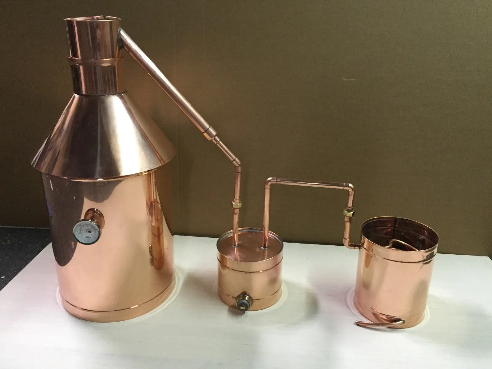 The Legendary StillZ 6 Gallon Copper Moonshine Still- Thumper-Worm 20 OZ Copper!