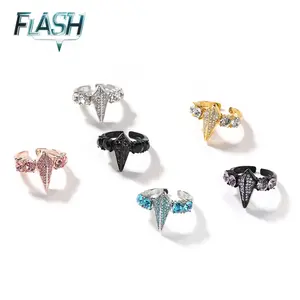Flash BlackPanther Ring, Unisex, AAAAA+ Cubic Zirconia Gemstone Ring, Rapper Ring, Limited Edition, Jewelry Box Packaging, Ideal Gift. Birthday Gift