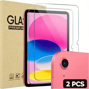 2 tempered glass Tablet screen protectors, compatible with iPad A16 2025 11th/10th generation, iPad 5/6/7/8/9, iPad Pro 11 2018-2024, and Air 11 2024/2025, 11-inch models | High-quality 9H hardness Protection