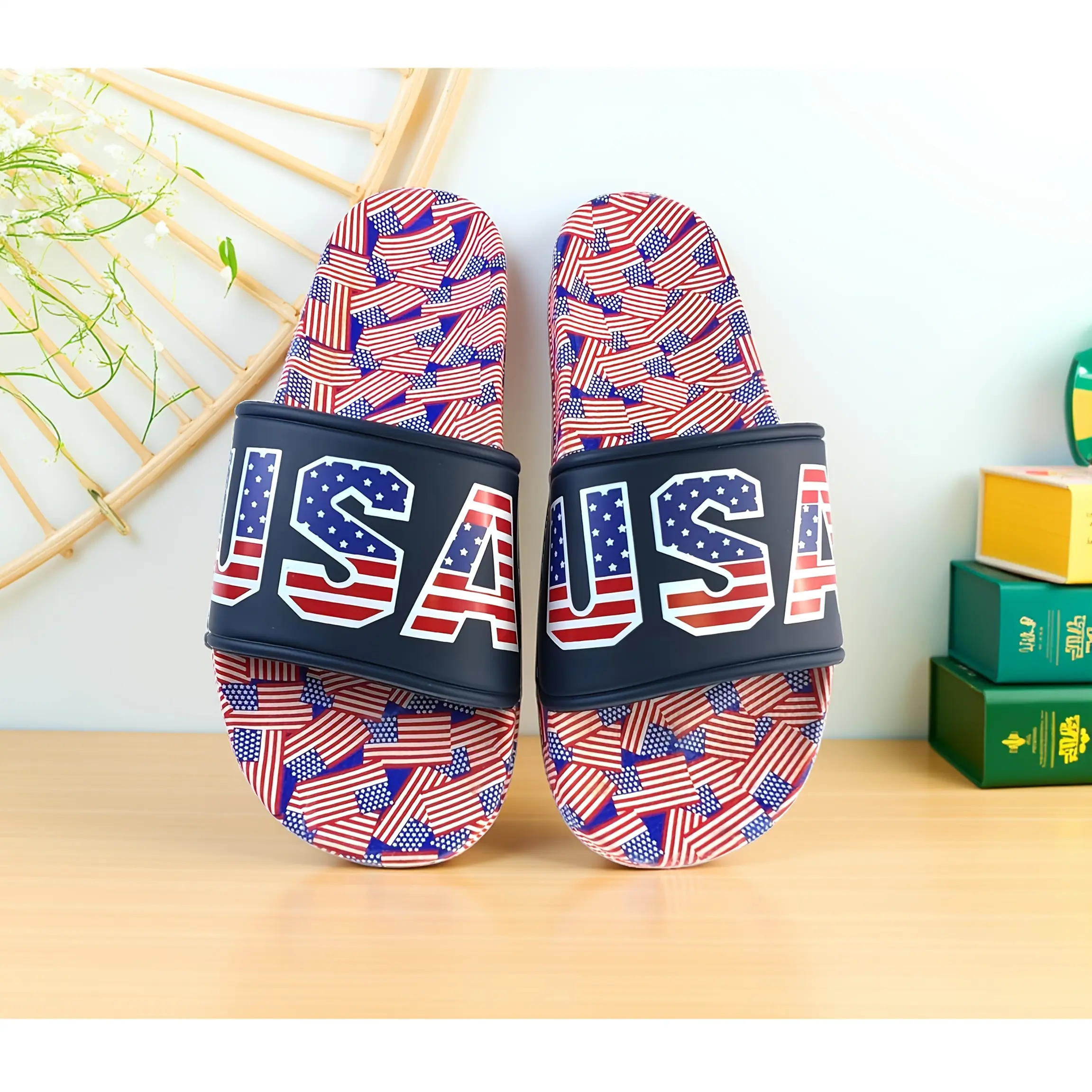 Mens' boys slides