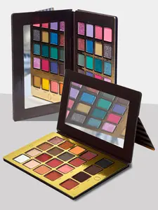 iPigmented Multi-Chrome Eyeshadow Palette | 20 Ultra-Pigmented Shimmers, Chromes & Mattes