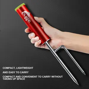 Portable Fishing Rod Holder Stand, Ground Insert Design, Easy-To-Use Fishing Pole Support, Ideal for Outdoor Fishing Activities