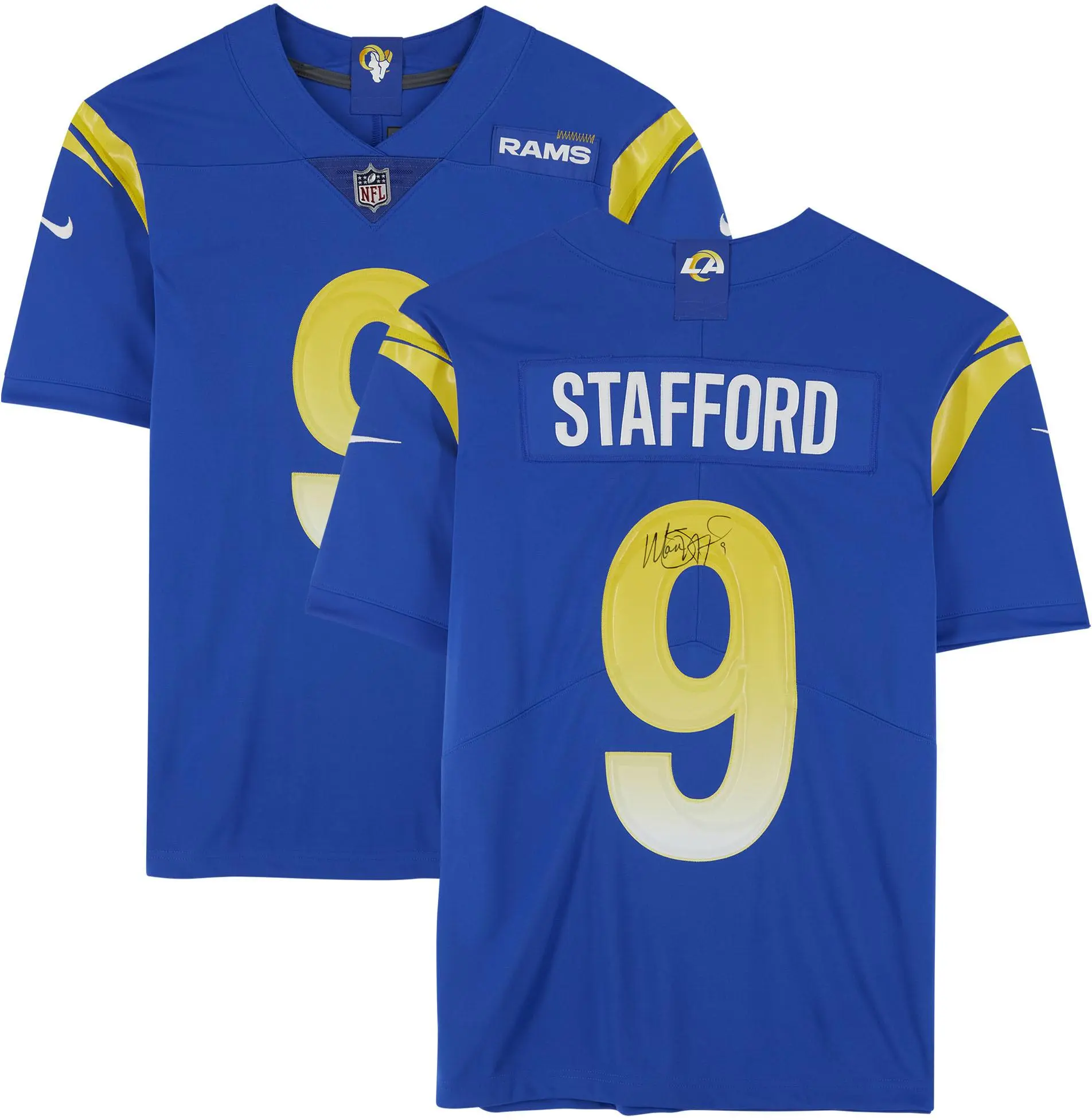 Matt Stafford Los Angeles Rams Autographed Royal Nike Limited Jersey - Fanatics Authentic Certified