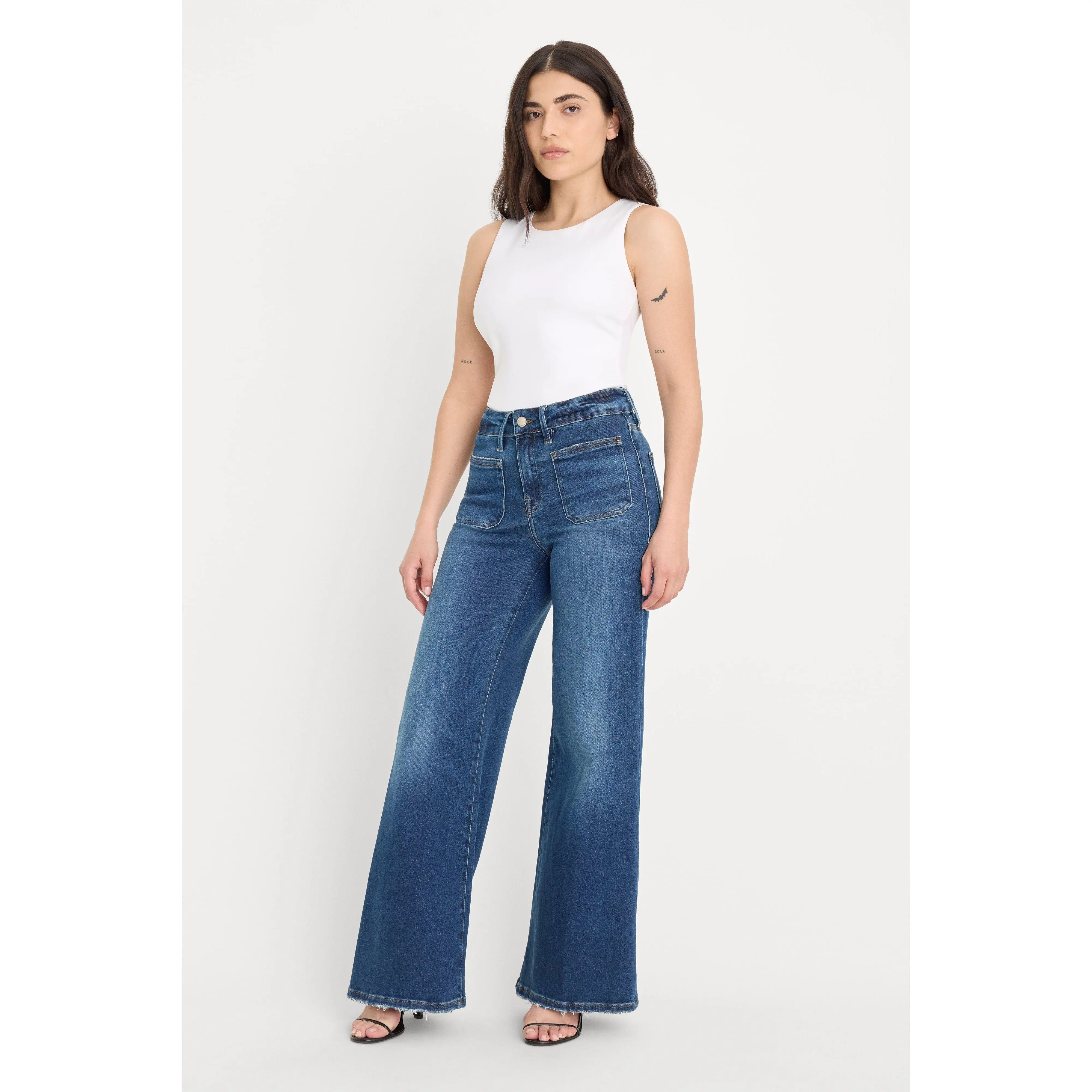 GOOD PETITE PALAZZO JEANS | INDIGO511