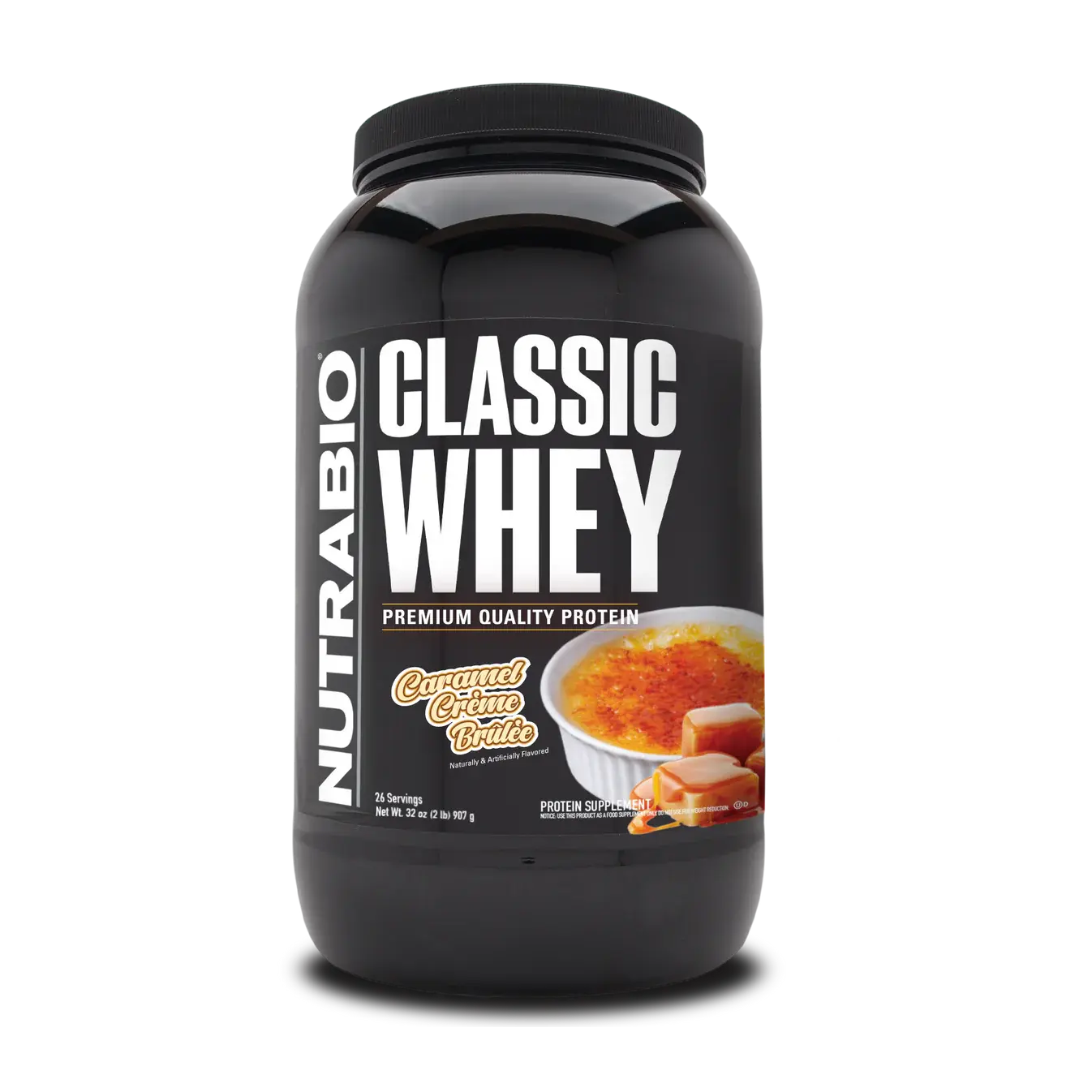 NutraBio Classic Whey Protein Powder - 100% Whey Concentrate, 25g Protein, GMP Facility-Made Dietary Fitness Supplement for Adults' Muscle Support & Nutrition Needs, Natural Fitness Nutrition Aid