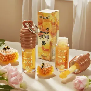 Honey Essence Lip Oil Long-lasting Moisturizing Lip Gloss Transparent Moisturizing Lip Glaze