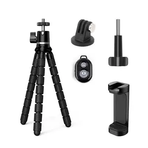 Octopus Flexible Phone Tripod Stand – Adjustable Non-Slip Mini Tripod for Smartphone, Camera & Vlogging