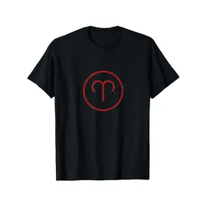 Aries Zodiac Sign Graphic Tee, Perfect for Men And Women, Short-Sleeved for Outdoor Use Year-Round, Made from 100%, Available in Sizes S to XXXL