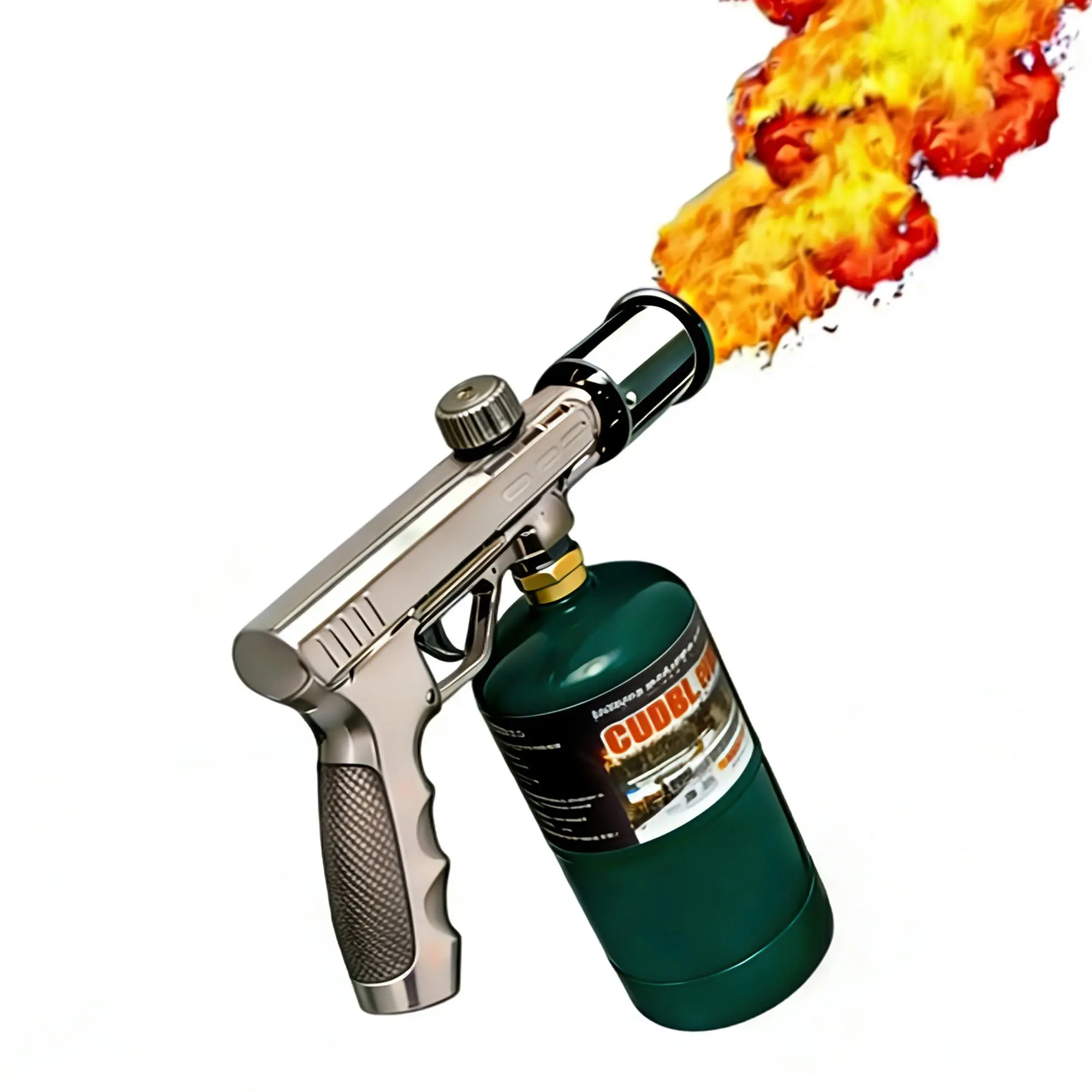 Durable 700000 BTU Propane Torch Tool - Adjustable Flame, Safety Lock, Heavy Duty Blow Torch for BBQ Grill, Fire Starting, Outdoor Automotive & Motorcycle Interior Accessory Decoration (Propane Tank Not Included)