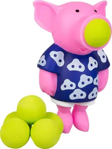 Hog Wild Products Pig Popper  Pop Foam Balls Up to 20 Feet - 6 Balls Included - Age 4+