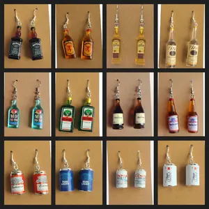 Alcohol Earrings, Whiskey Earrings, Novelty Earrings, Fun Earrings