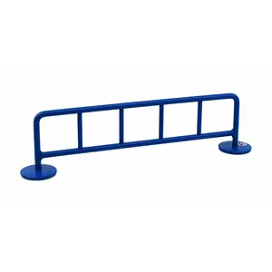 Bike Rack Style Fingerboard Rail, 10" Long - Steel Construction - Cobalt Blue