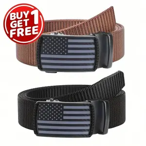 Men's Tactical Belt - Stretch Work Belt - Quick-release design, suitable for military uniforms, casual wear, jeans, everyday carry, and hiking