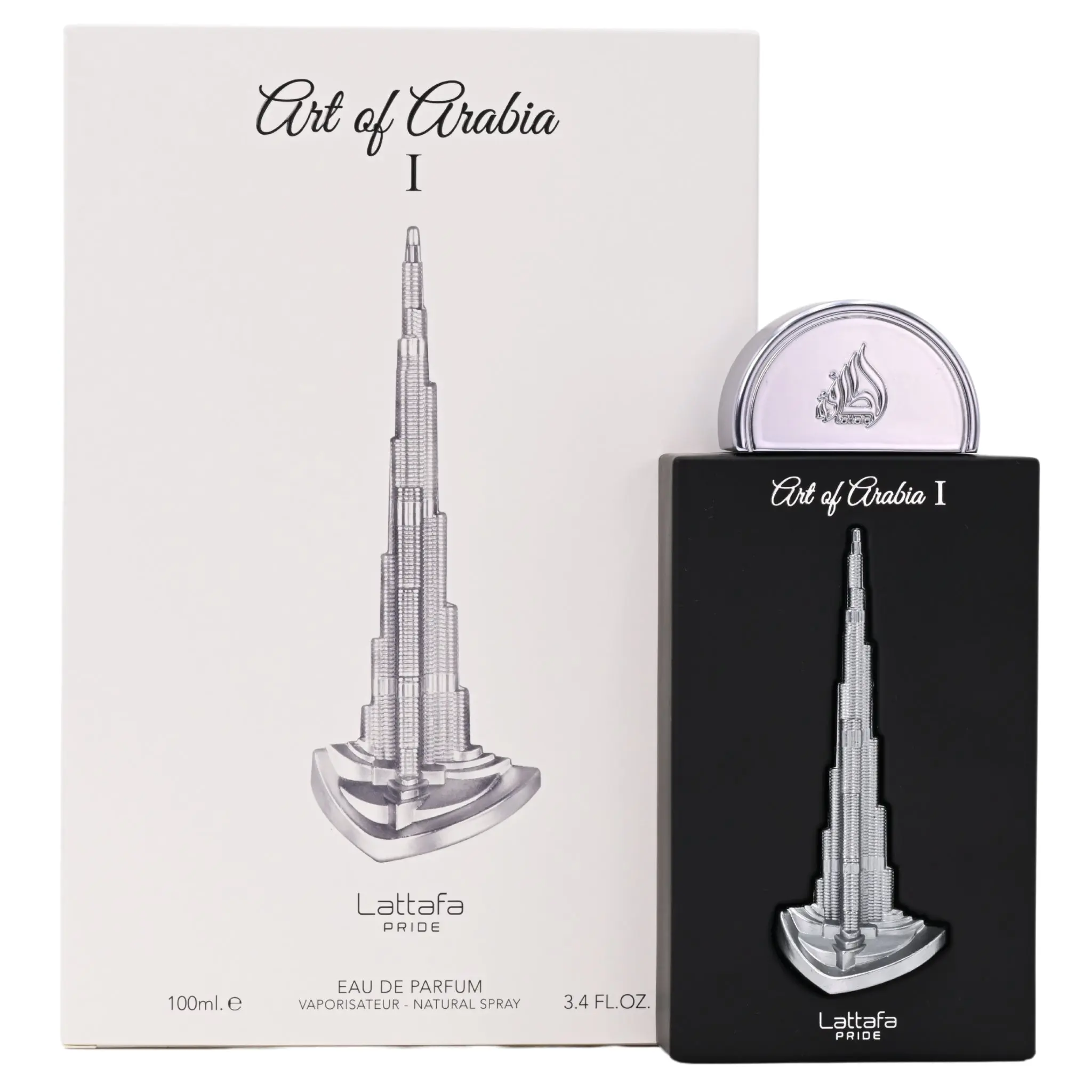 Lattafa Pride Art of Arabia I EDP, Unisex Ambroxan Fragrance with Citrus-Mint, Black Tea & Lavender Notes, 3.4 fl oz, Arabian Scent Perfume, Tea-Spice, Luxury Arabic Unisex Fragrance, Spray On, Subtle Nod To Arabian Luxury, Fresh Lavender Citrus Unisex Fr